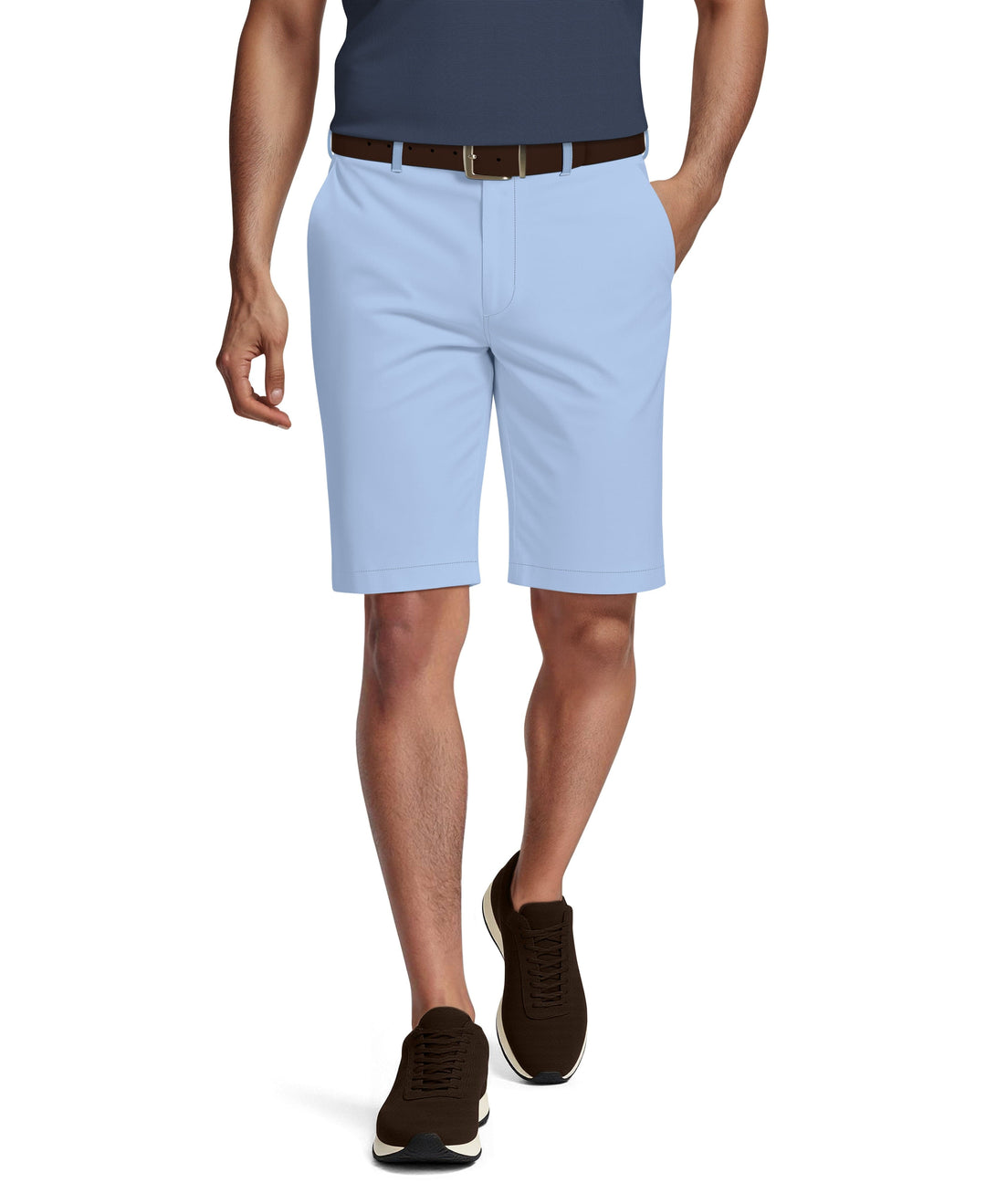9" Active Waist Golf Short (Chambray Blue) 