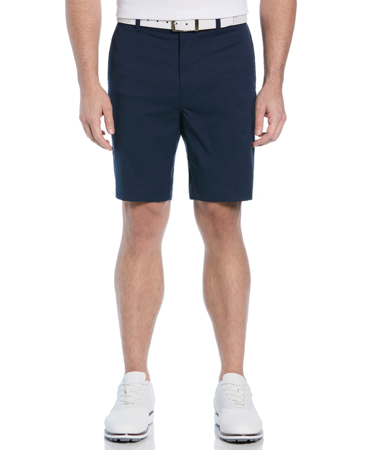 9" Flat Front Golf Short (Black Iris) 