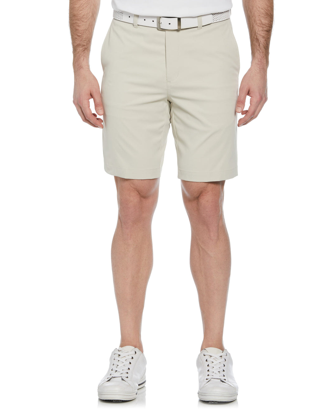 9" Flat Front Golf Short (Silver Lining) 
