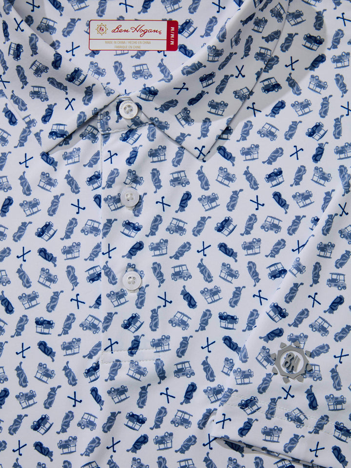 Men's Golf Print Golf Polo
