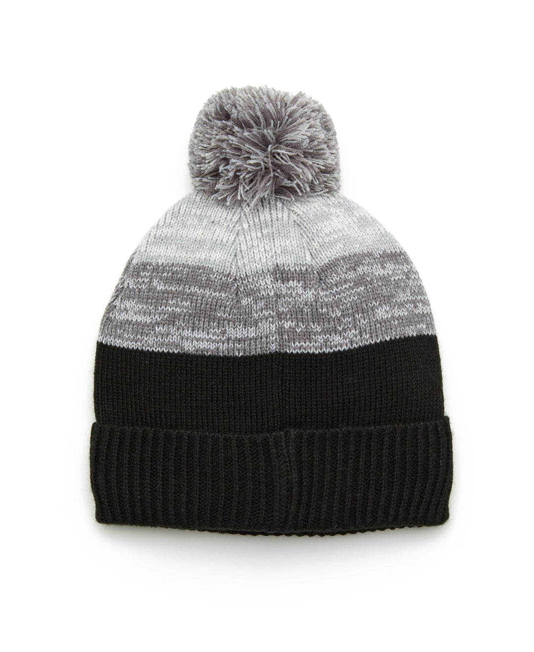 Rib Cuff Pom Golf Beanie (Caviar) 