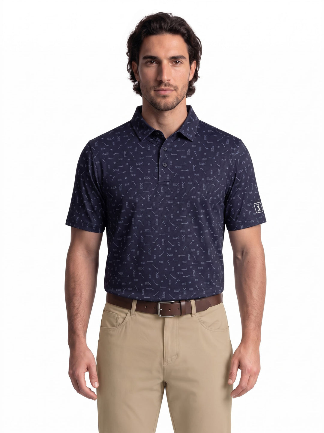Men's Golf Sketchbook Printed Polo
