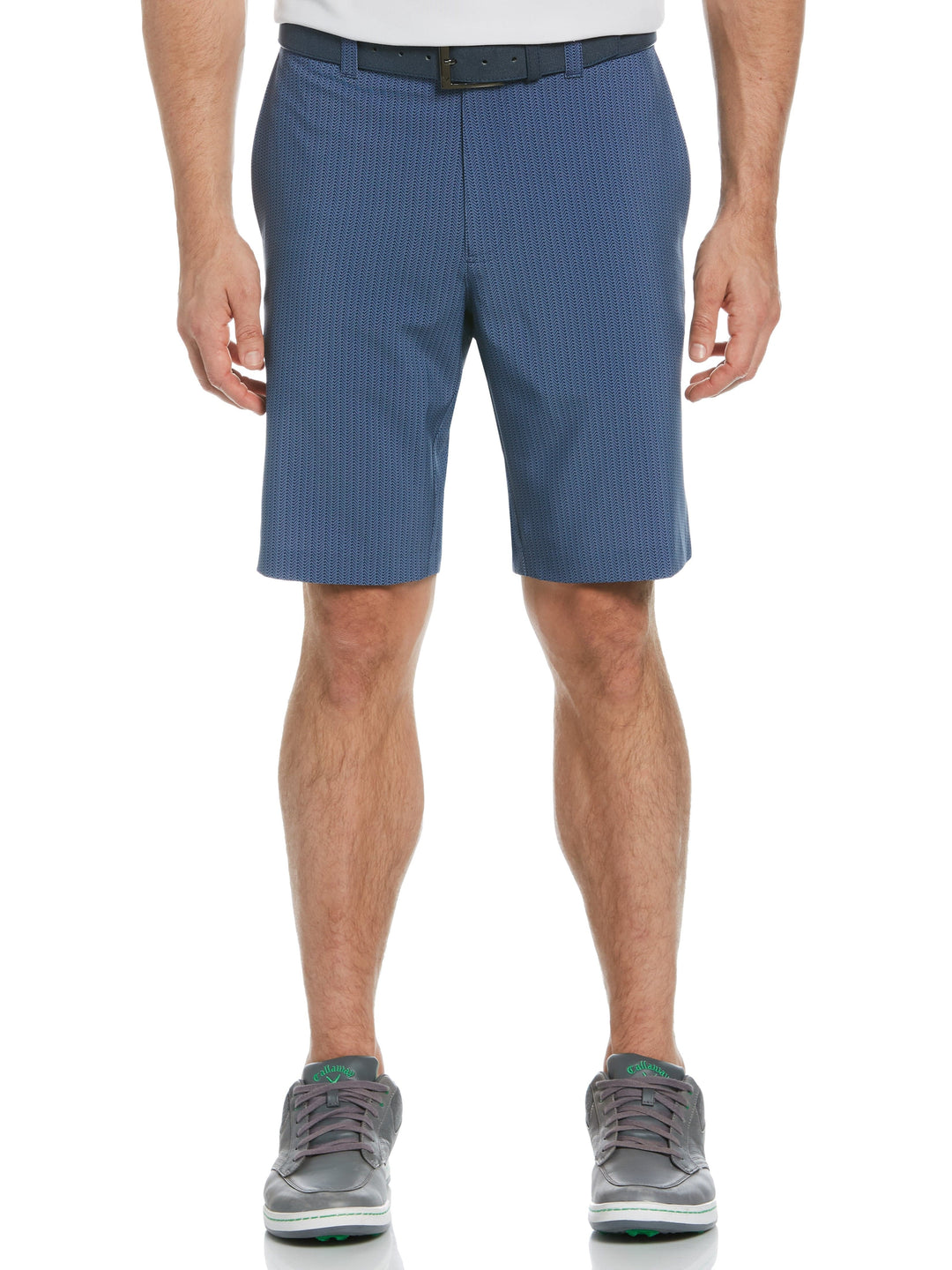 Mens Golf Tee Print Short (Peacoat) 