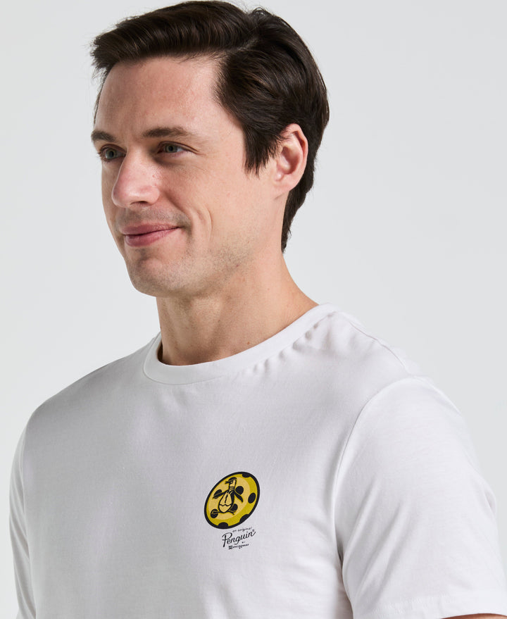 Graphic Pickleball Tee (Bright White) 