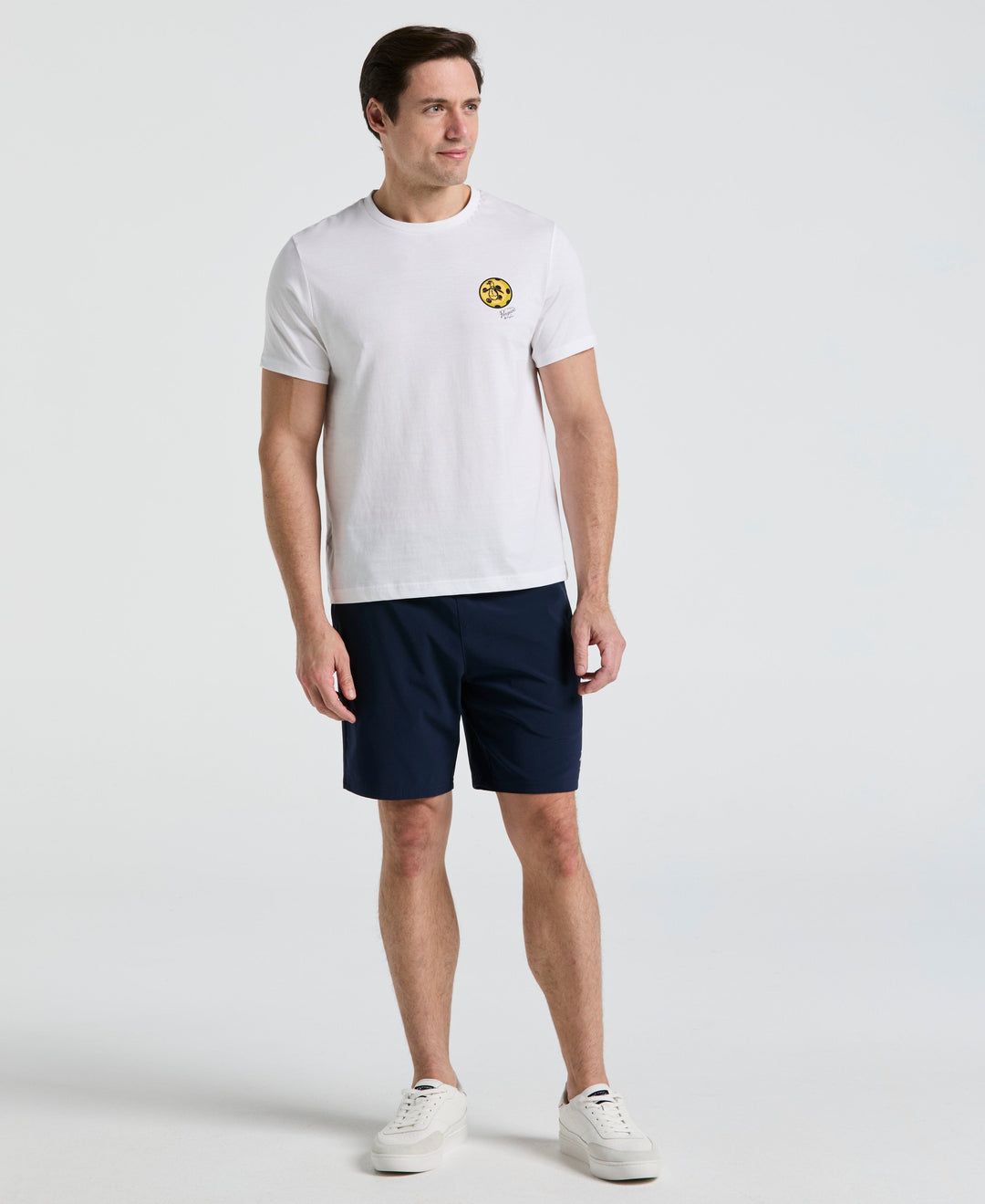 Graphic Pickleball Tee (Bright White) 