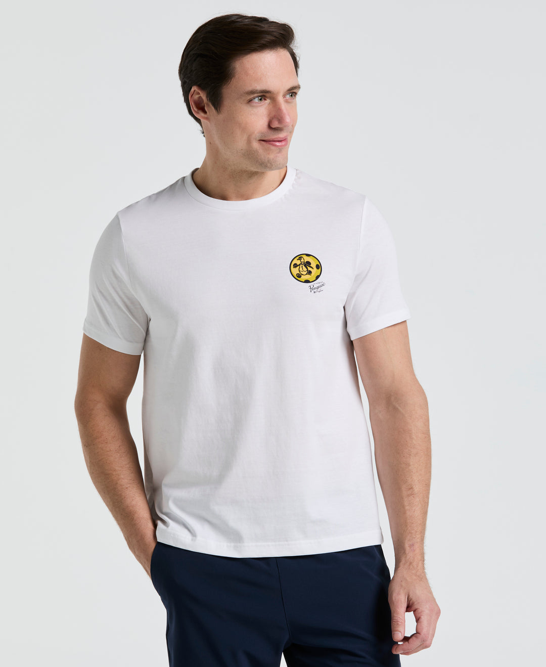 Graphic Pickleball Tee (Bright White) 