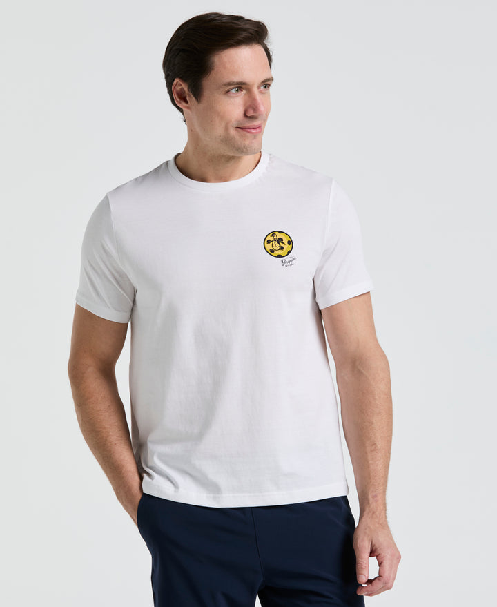Graphic Pickleball Tee (Bright White) 