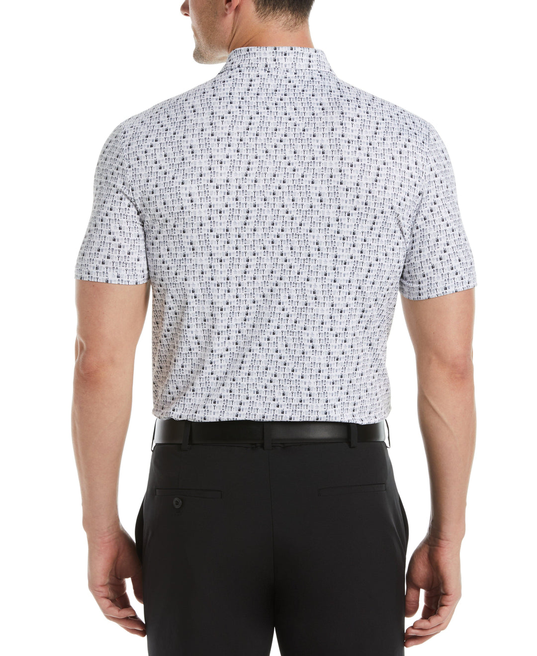 Have a Beer Novelty Print Golf Polo (Bright White) 