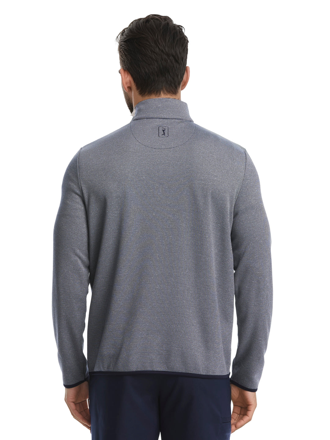 Men's Heather Fleece Quarter Zip Golf Pullover