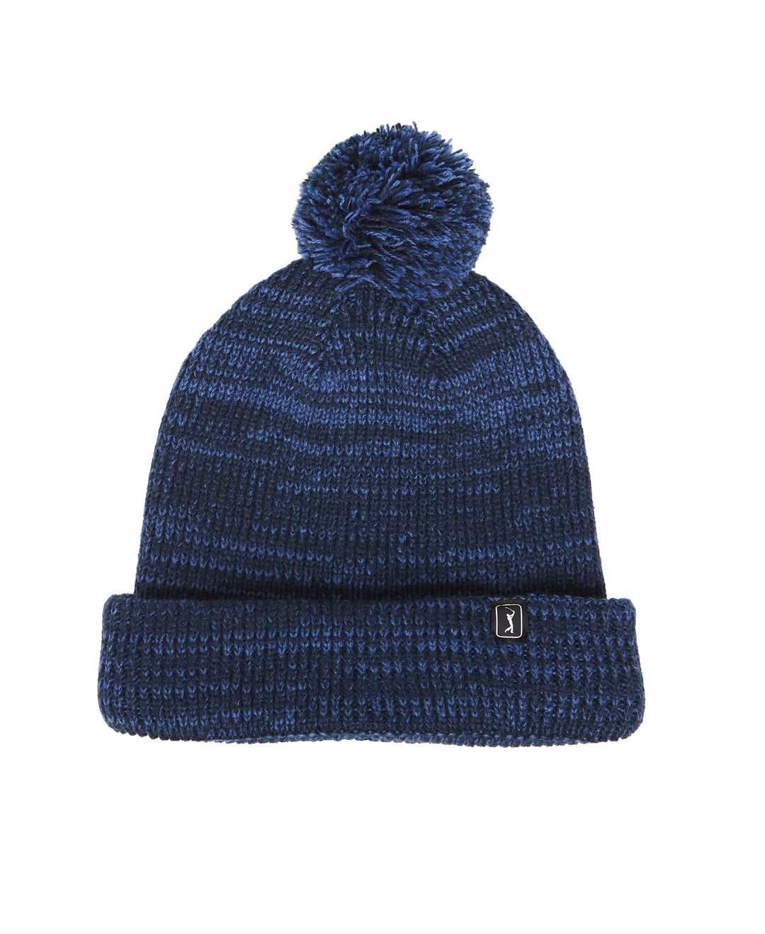 Heather Pom Pom Beanie (Black Iris Navy Htr) 