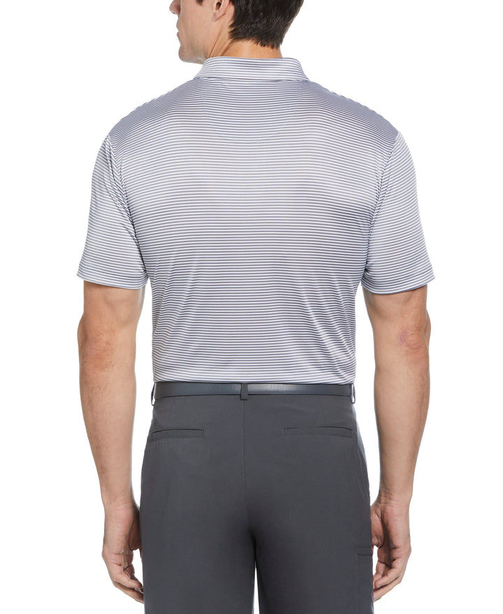 Short Sleeve 2 Color P/D Stripe Polo  (Tradewinds) 