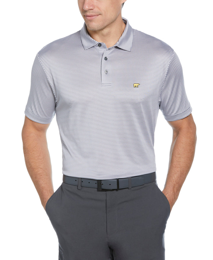 Short Sleeve 2 Color P/D Stripe Polo  (Tradewinds) 