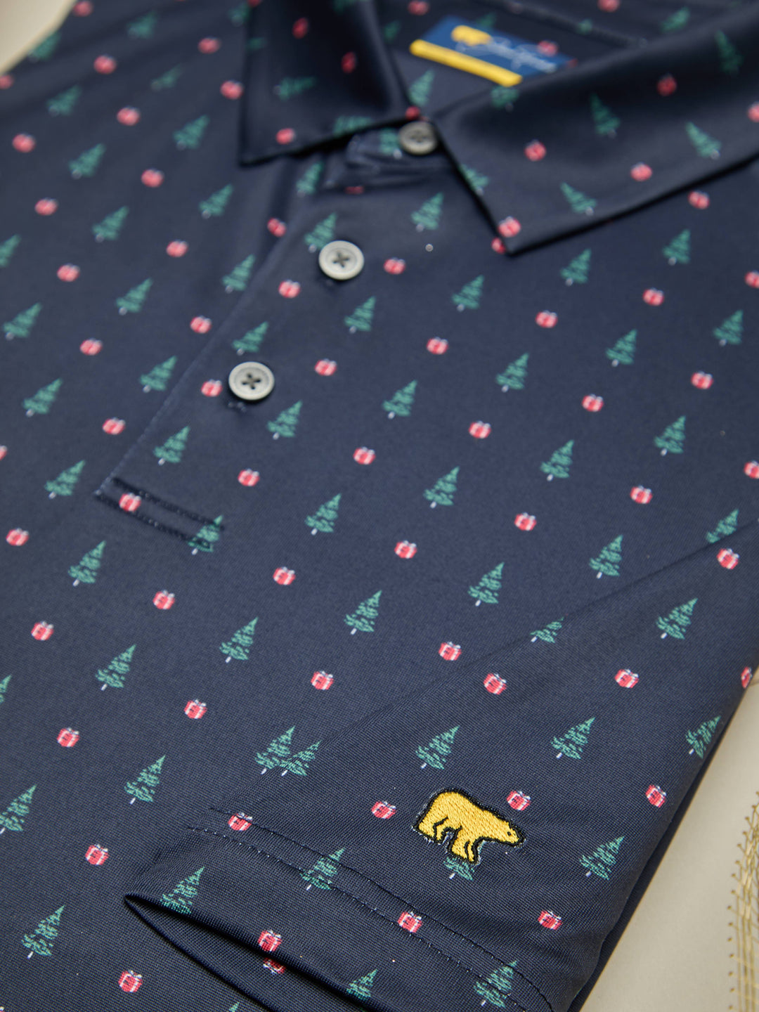 Men's Holiday Foulard Polo