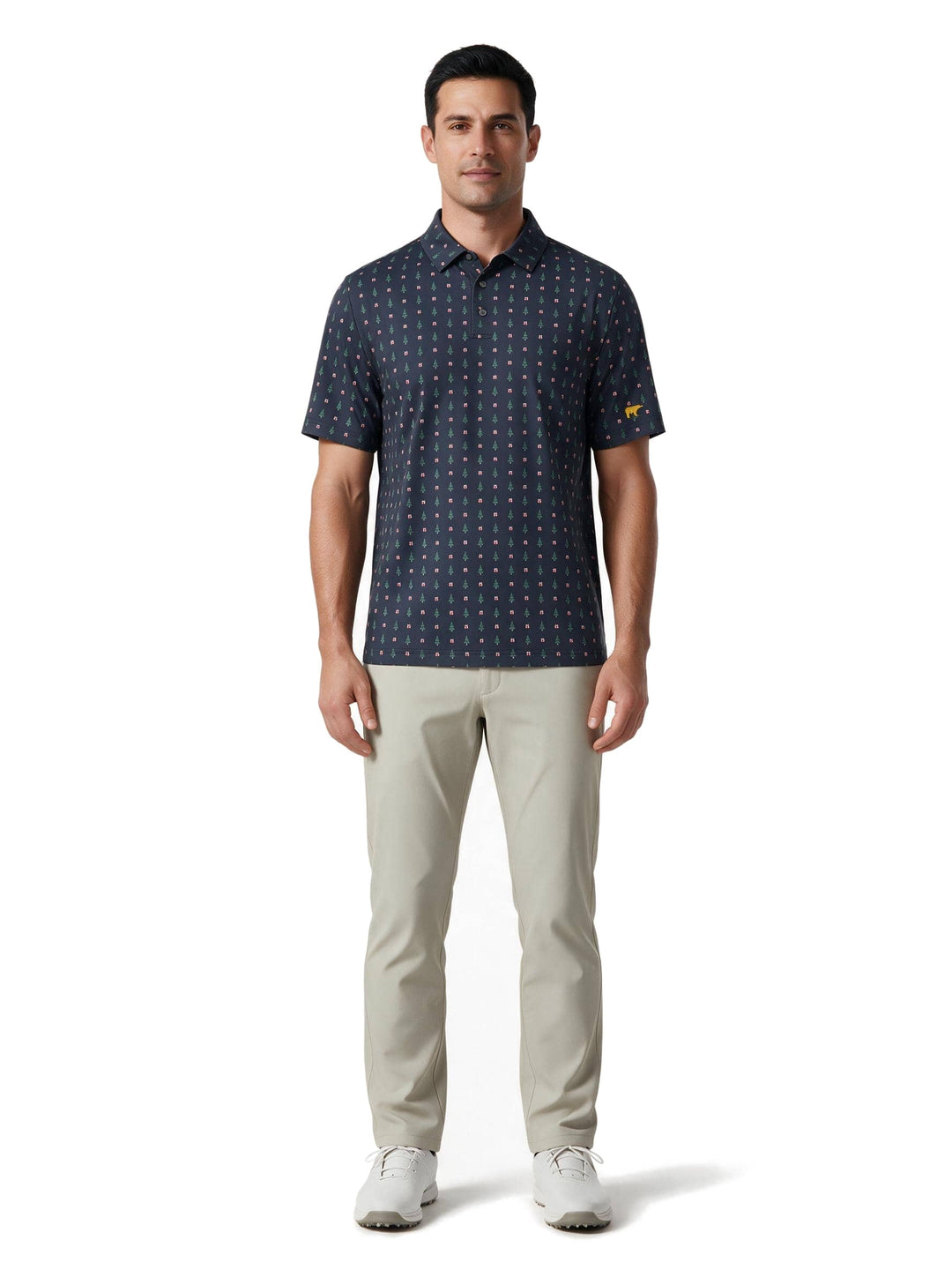 Men's Holiday Foulard Polo