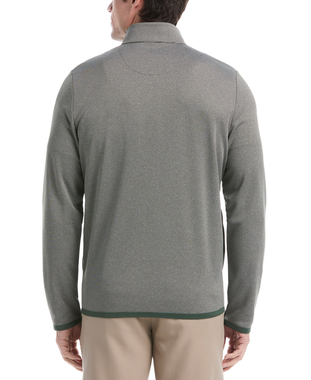 Horizontal Heather Fleece Full Zip (Deep Forest Htr) 