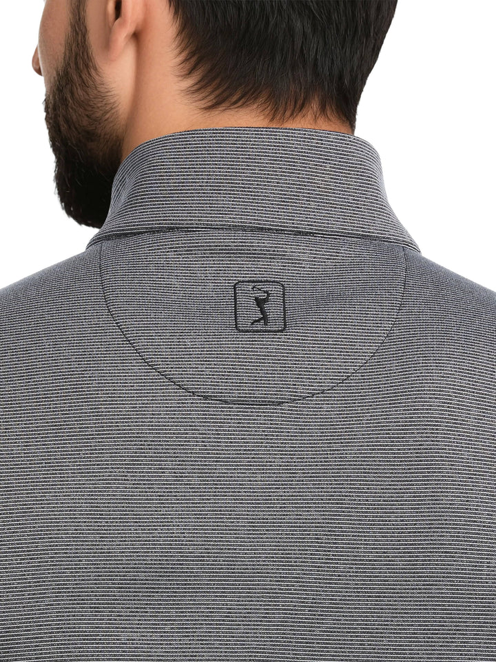 Men's Horizontal Heather Fleece Golf Vest