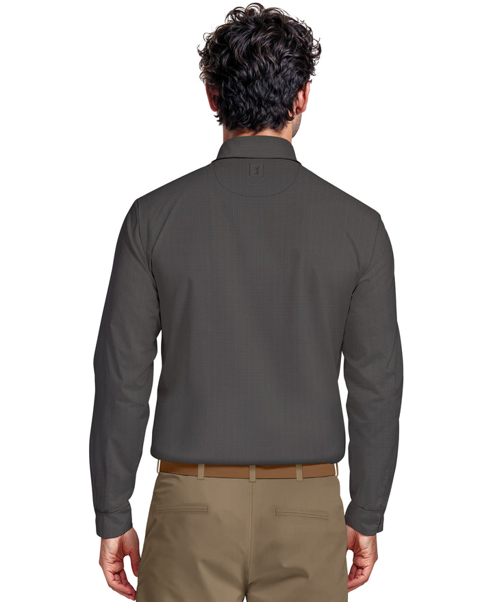 Houndstooth Golf Polo (Caviar) 