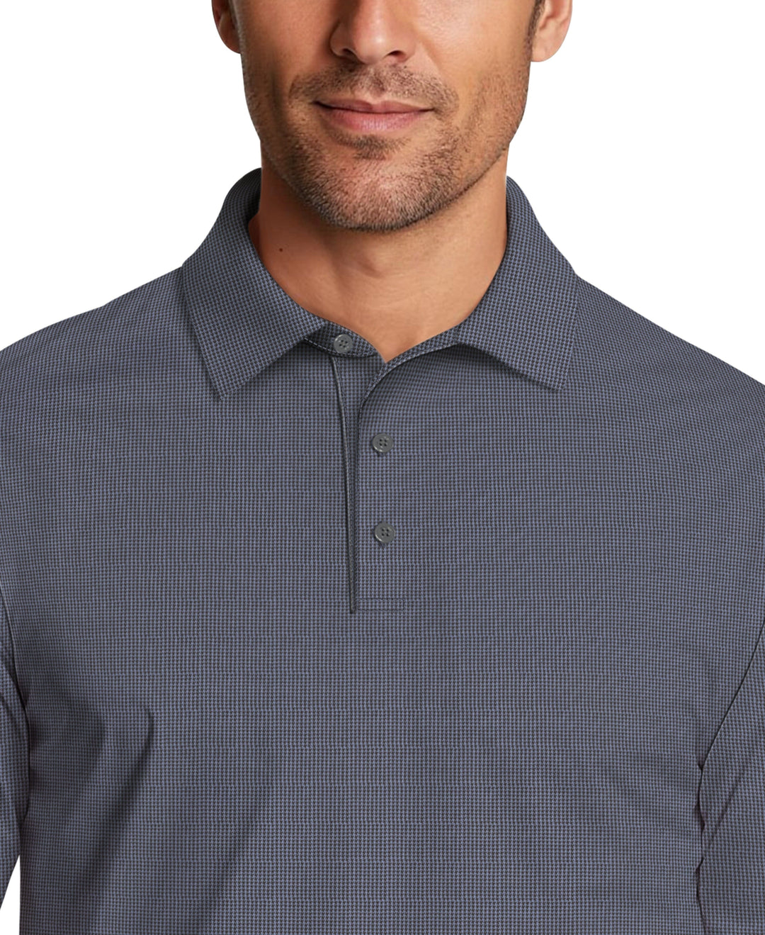 Houndstooth Golf Polo (Peacoat) 