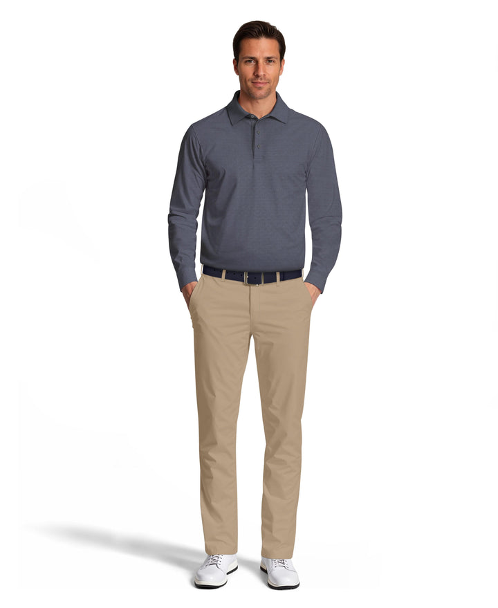 Houndstooth Golf Polo (Peacoat) 