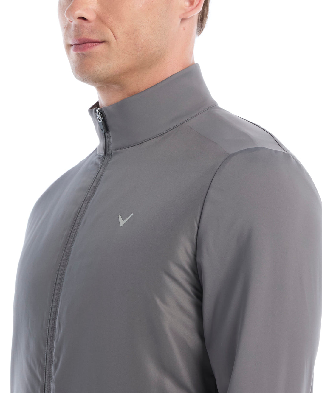 Men's Insulated Full Zip Golf Jacket (Quiet Shade) 