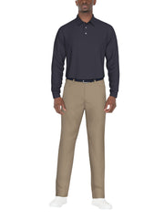 Jacquard Golf Polo (True Navy) 