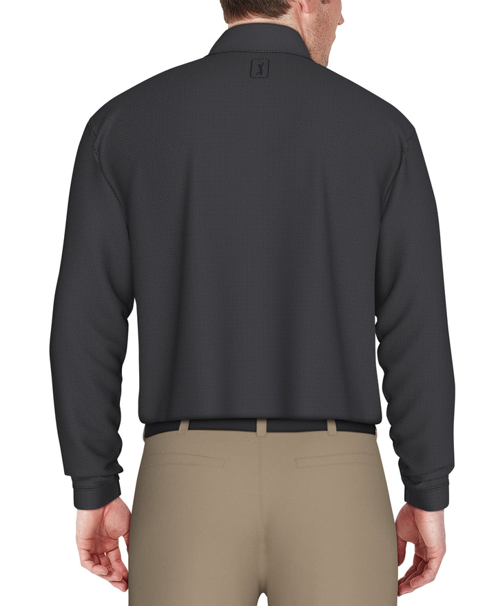 Jacquard Golf Polo (Caviar) 