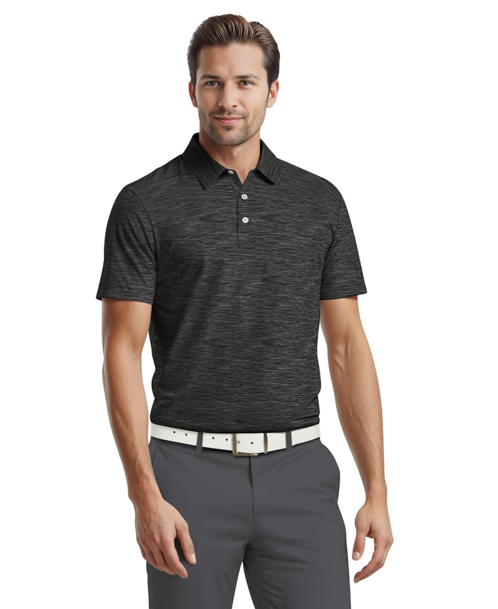 Jaspe Airflux Golf Polo (Caviar Htr) 