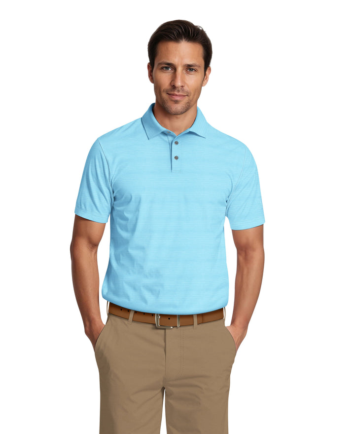 Jaspe Airflux Golf Polo (Crystal Sky Htr) 