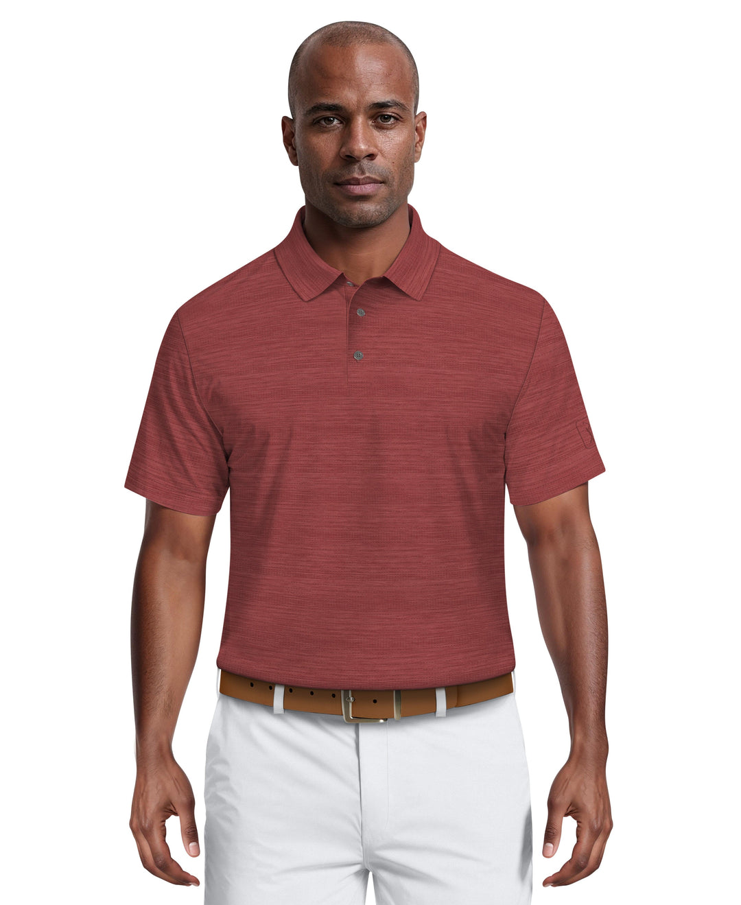 Jaspe Airflux Golf Polo (Earth Rose Htr) 
