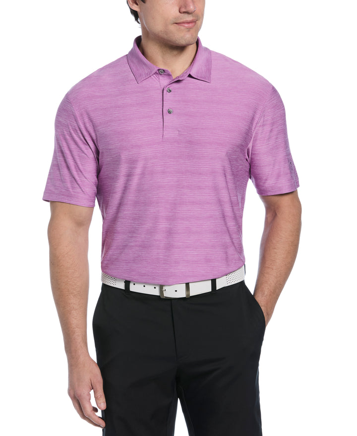JASPE AIRFLUX POLO WITH SELF COLLAR (Iris Bouquet Htr) 