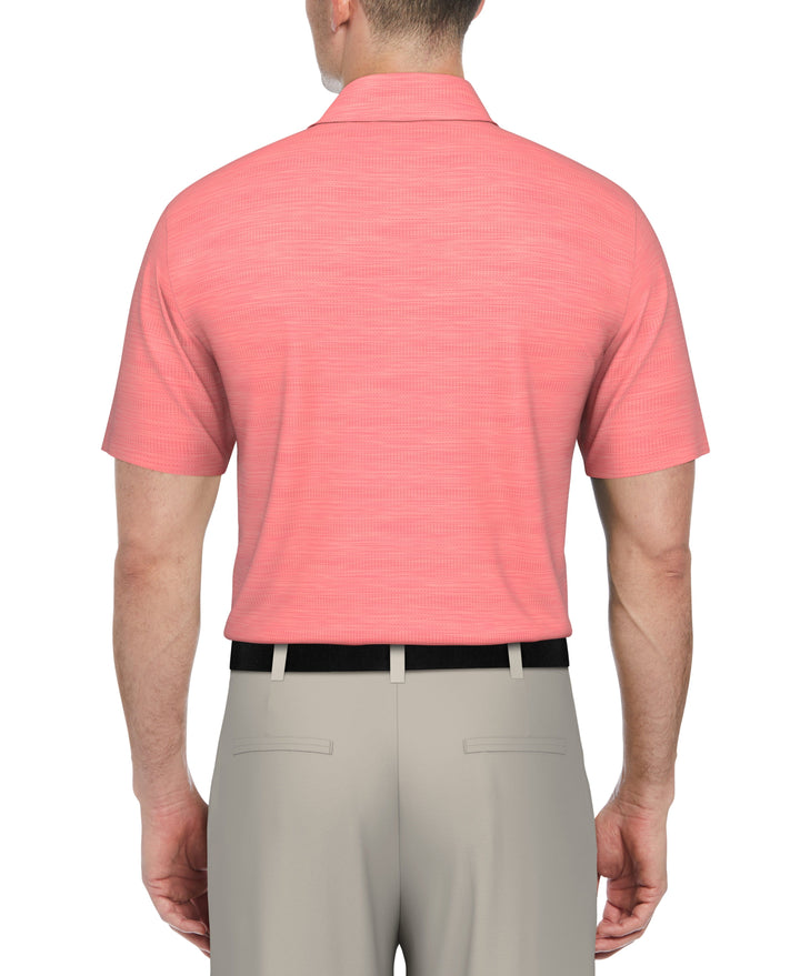 Jaspe Airflux Golf Polo (Plumeria Pink Htr) 