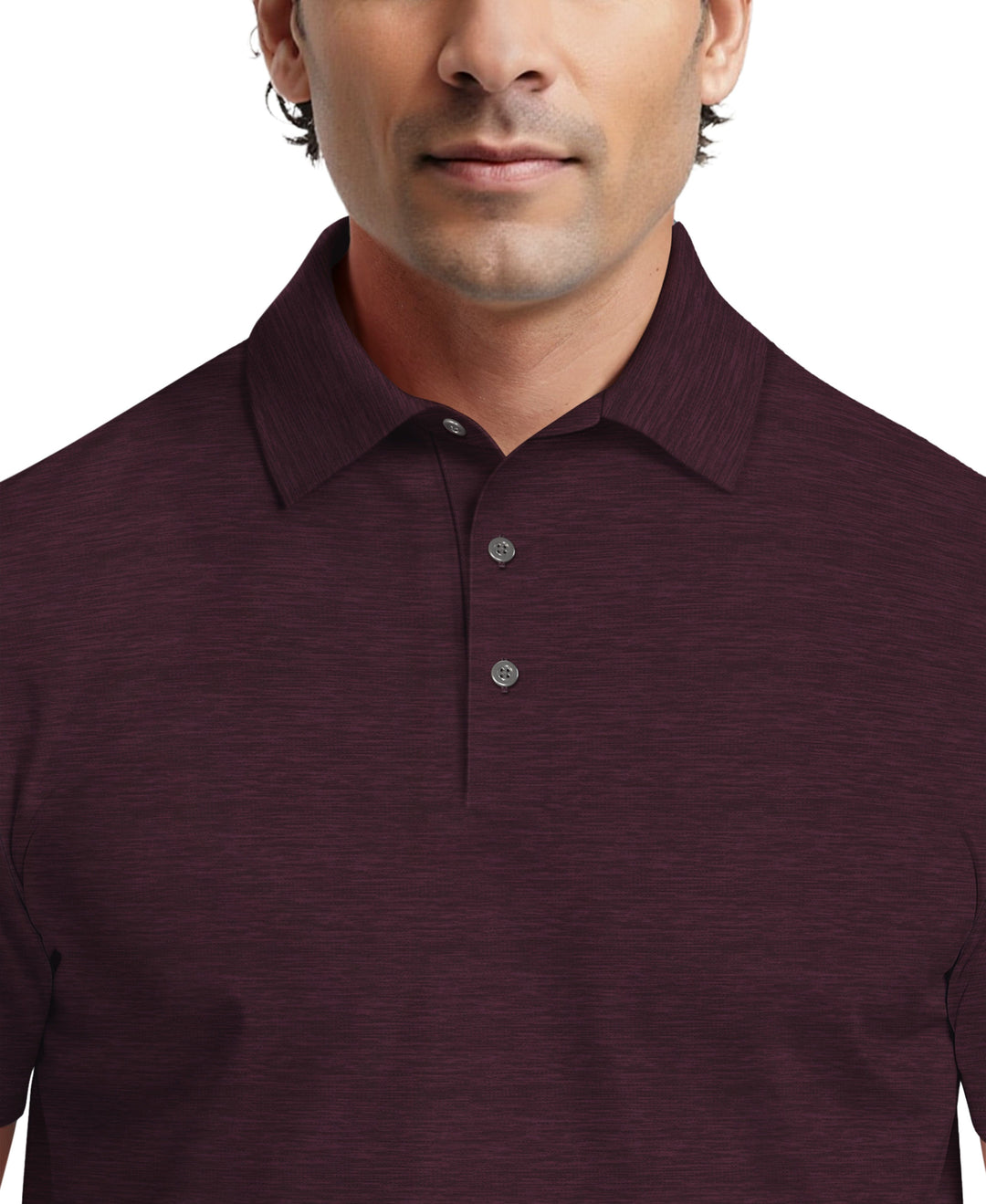 Jaspe Airflux Golf Polo (Dk Purple Htr) 