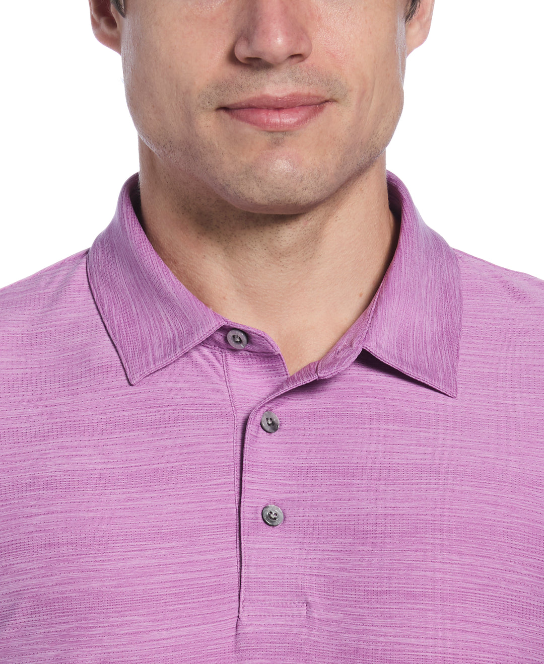 JASPE AIRFLUX POLO WITH SELF COLLAR (Iris Bouquet Htr) 