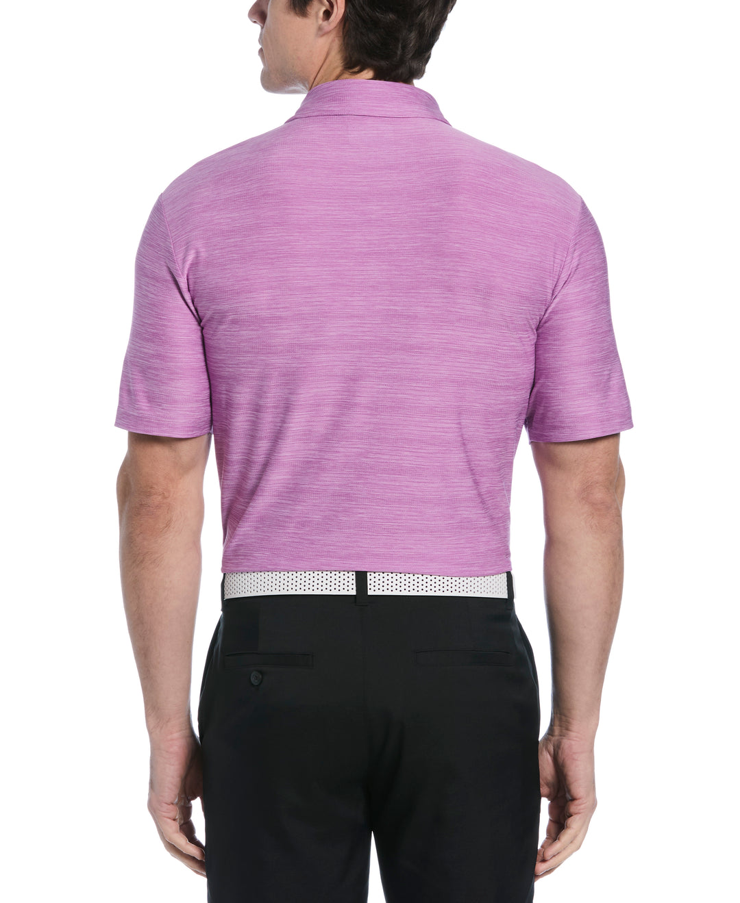 JASPE AIRFLUX POLO WITH SELF COLLAR (Iris Bouquet Htr) 