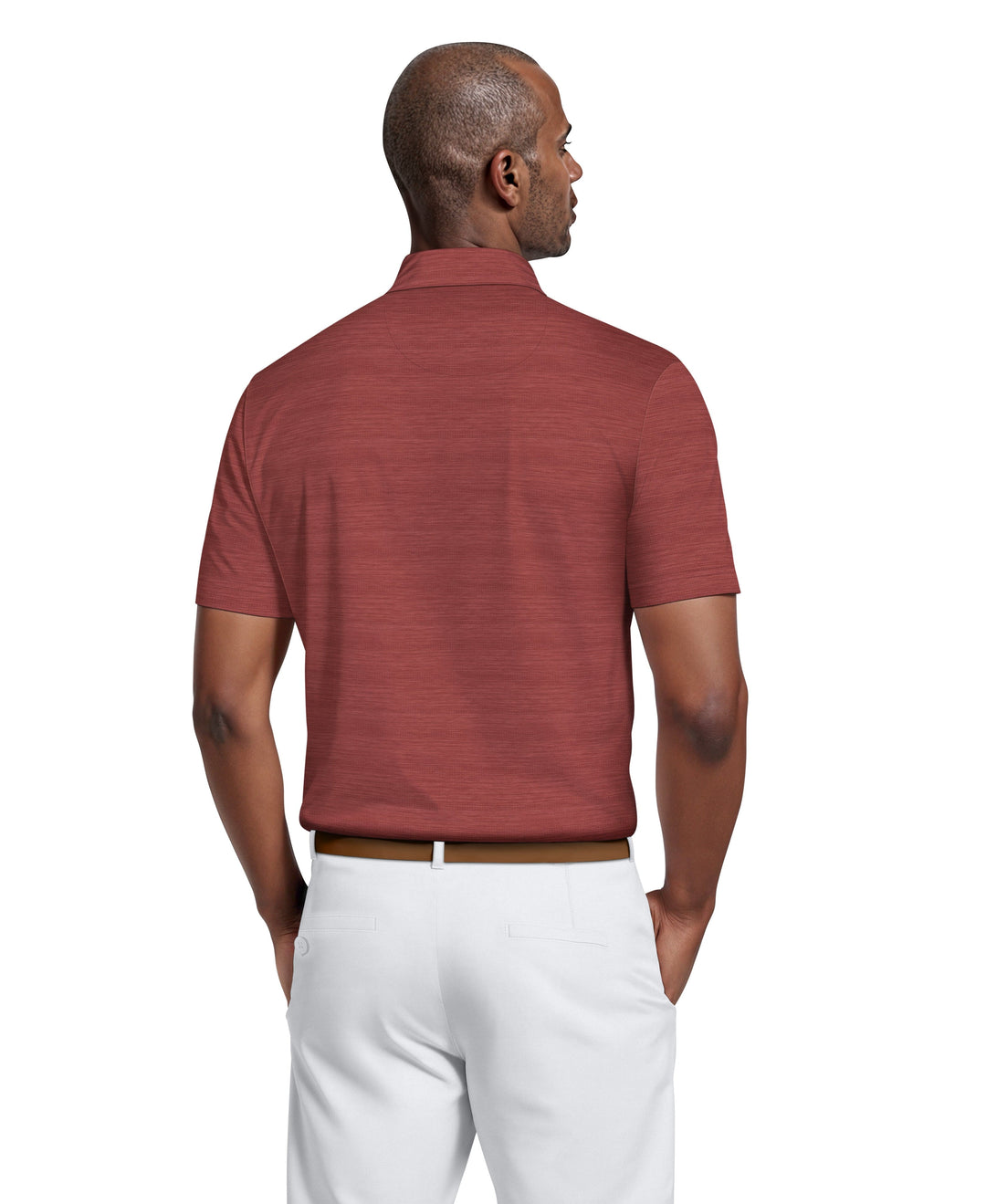 Jaspe Airflux Golf Polo (Earth Rose Htr) 