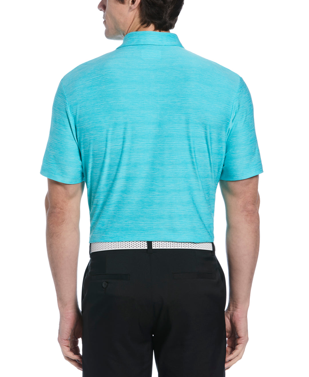 Men's AirFlux™ Jaspe Cotton Golf Polo (Scuba Bl Htr) 