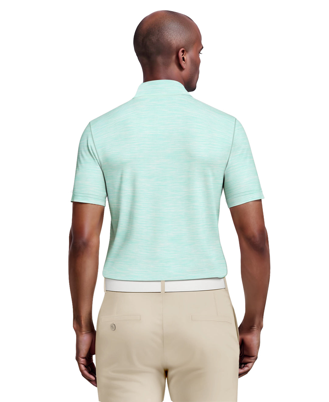 JASPE AIRFLUX POLO WITH SELF COLLAR (Lt Limpet Shell Htr) 