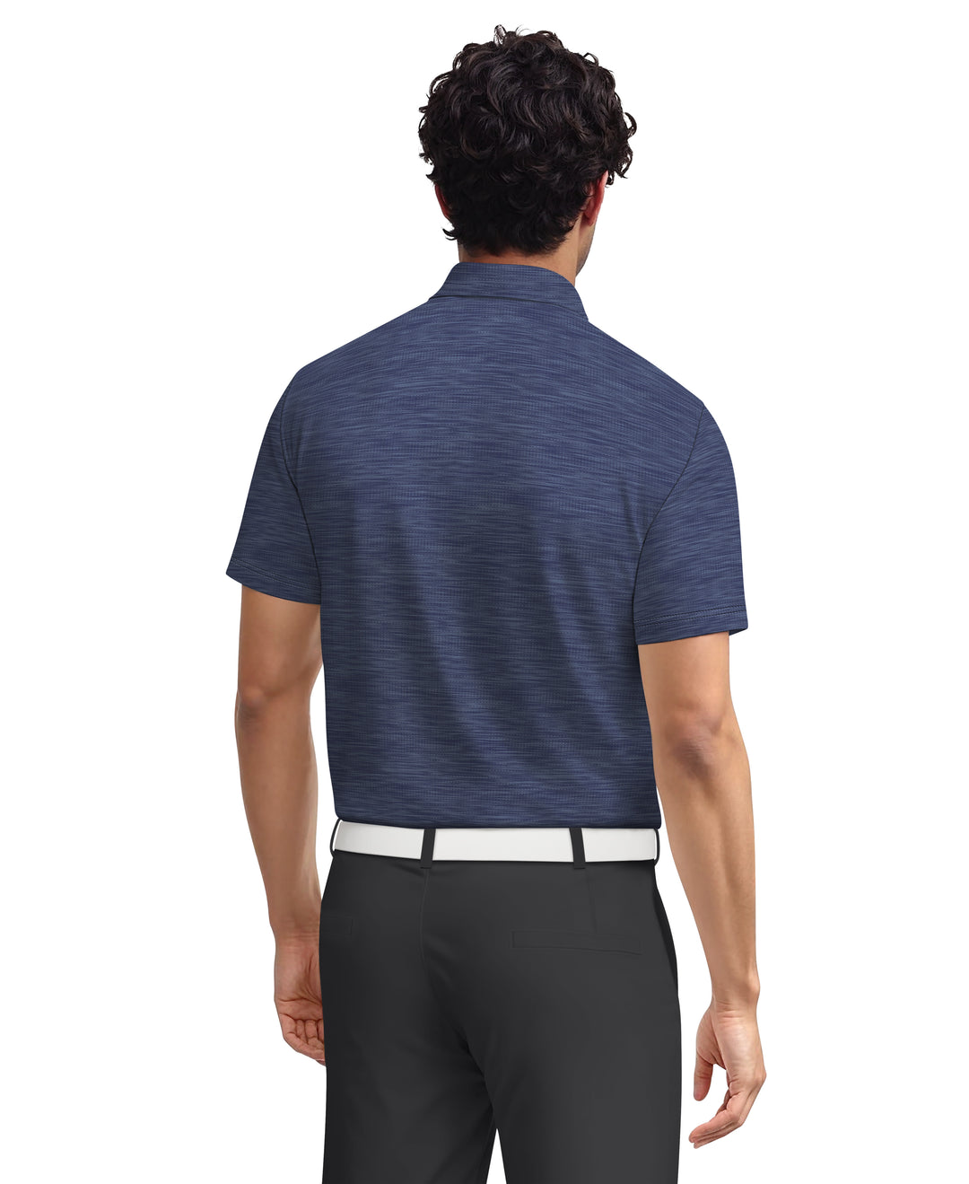 Jaspe Airflux Golf Polo (Peacoat Htr) 