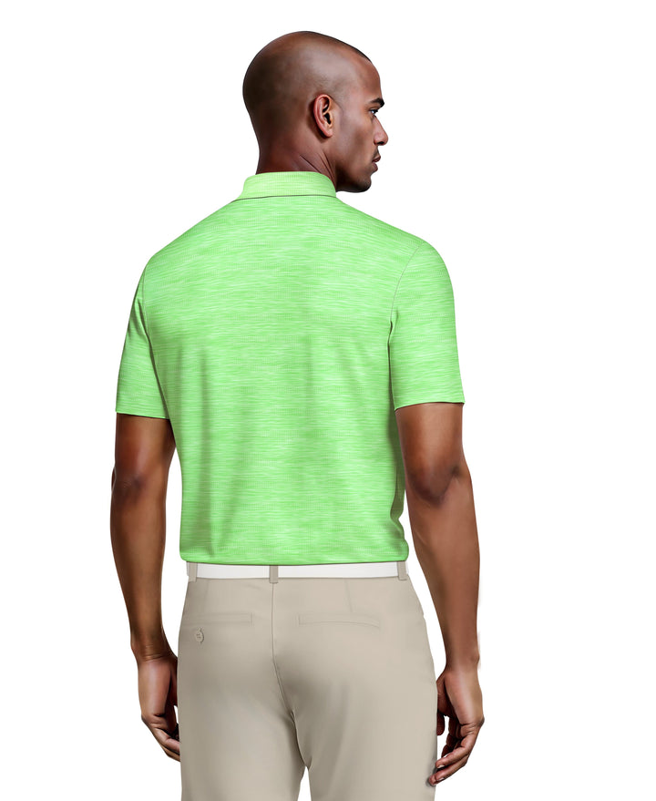 JASPE AIRFLUX POLO WITH SELF COLLAR (Spring Grn Htr) 