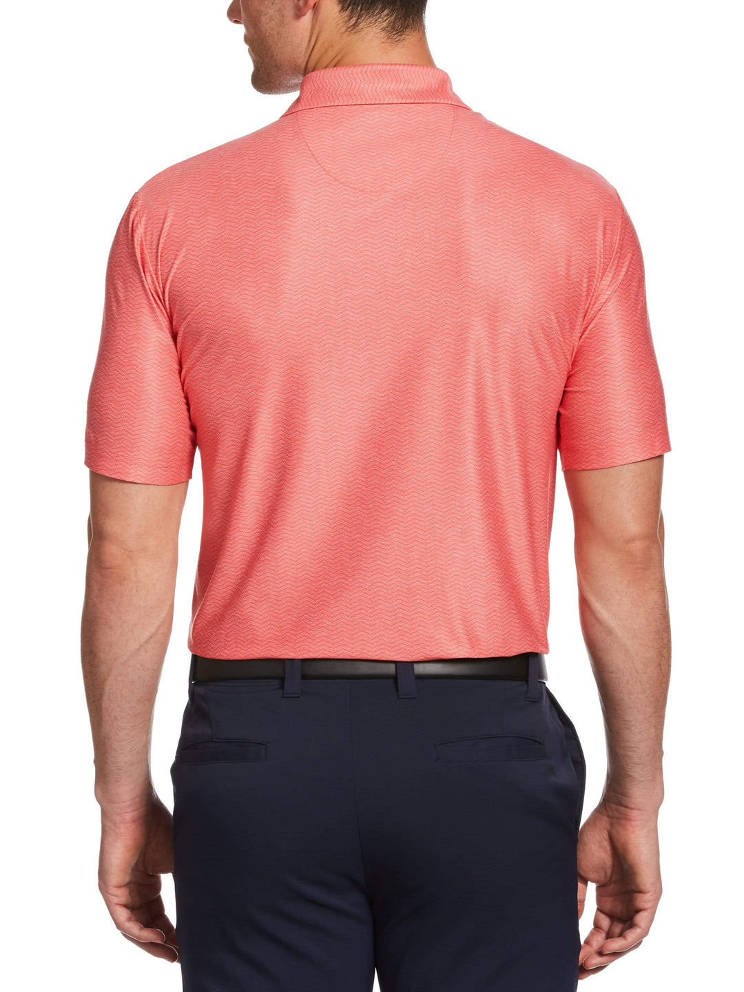 Men's Jaspe Geometric Print Polo