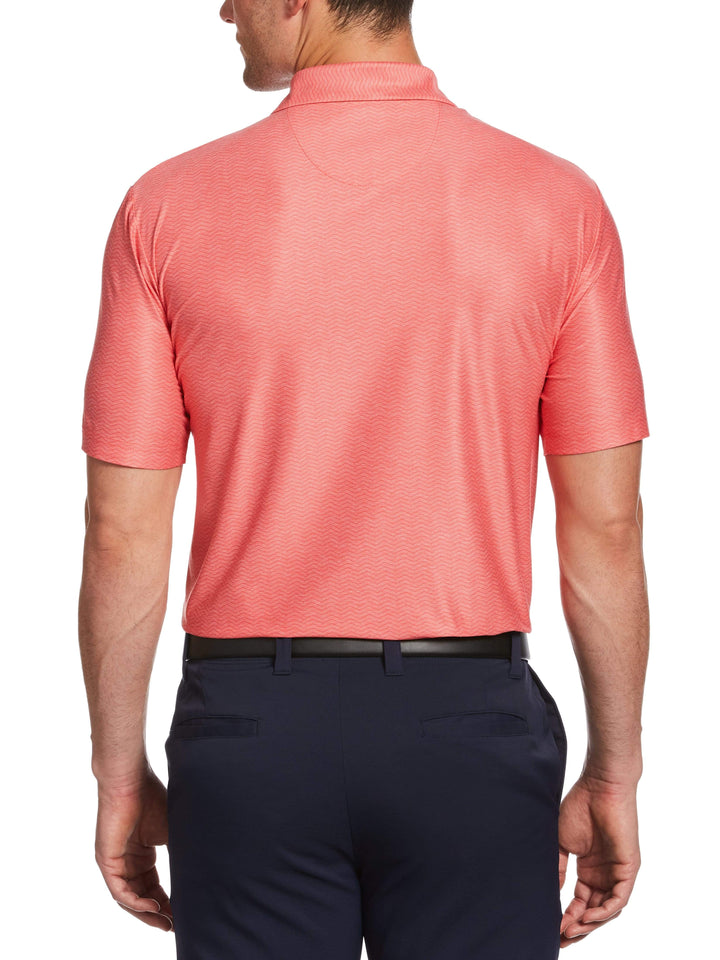 Men's Jaspe Geometric Print Polo