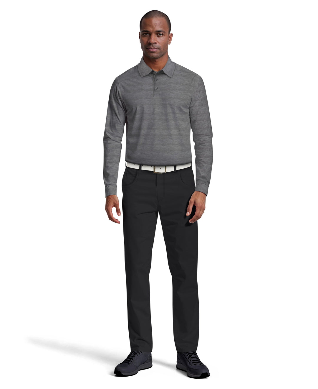 Jaspe Golf Polo Shirt (Med Flagstone Htr) 