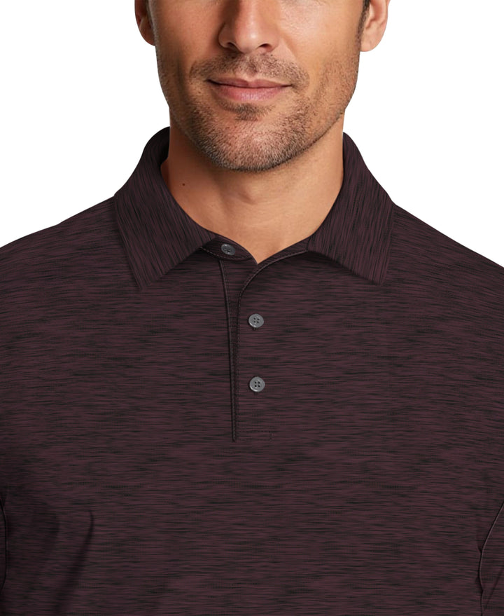Jaspe Golf Polo Shirt (Zinfandel Htr) 