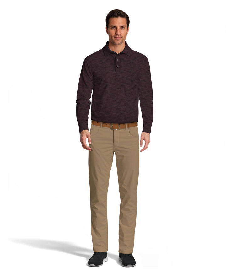 Jaspe Golf Polo Shirt (Zinfandel Htr) 
