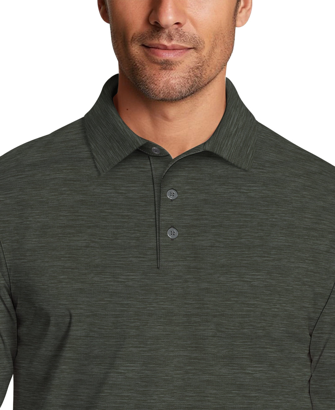 Jaspe Golf Polo Shirt (Deep Forest Htr) 