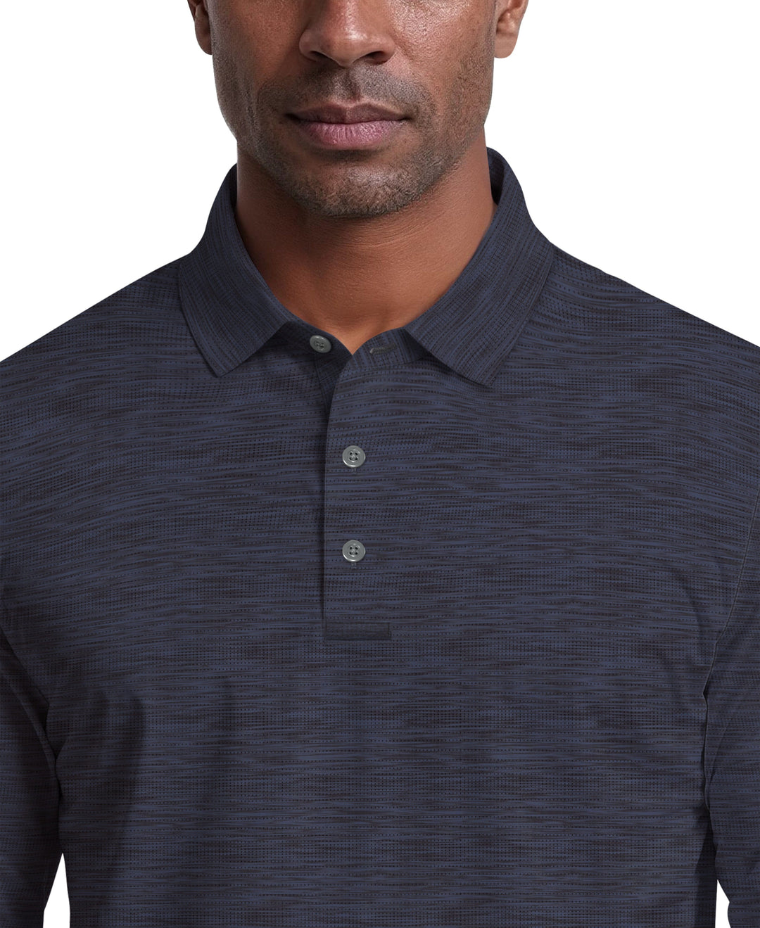 Jaspe Golf Polo Shirt (Peacoat Heather) 