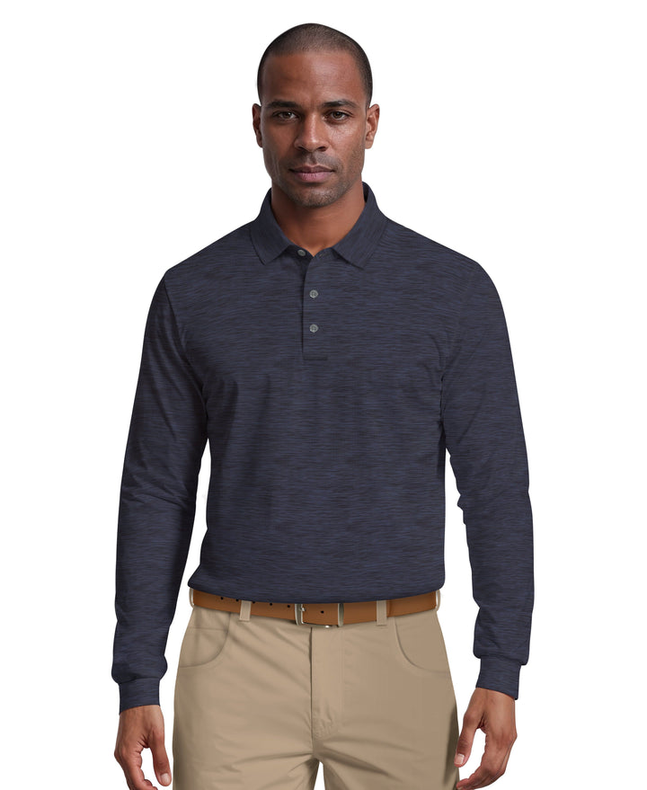 Jaspe Golf Polo Shirt (Peacoat Heather) 