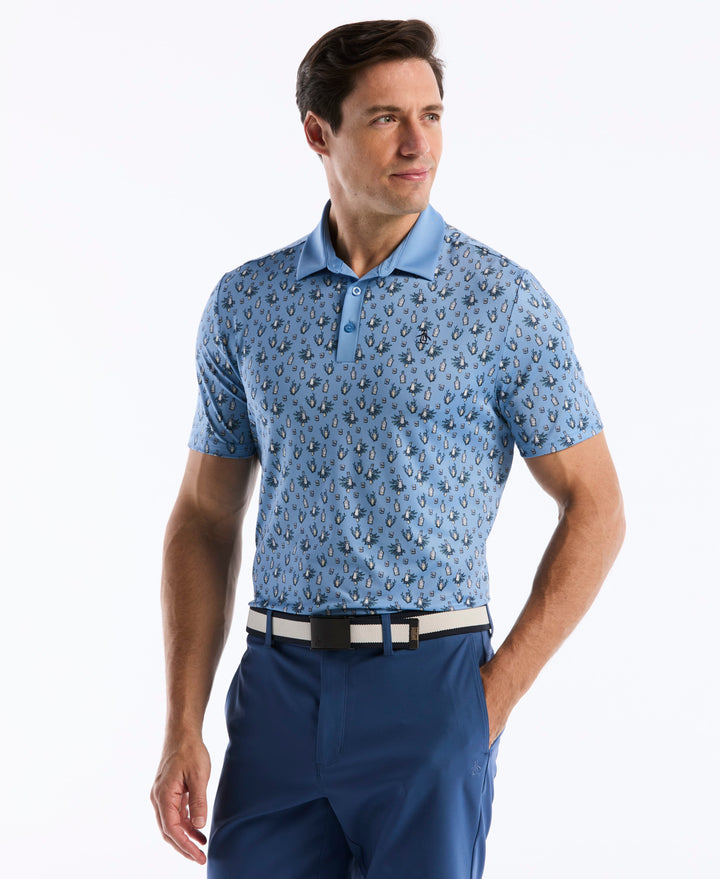 Lemon Drop Golf Polo (Blissful Blue) 