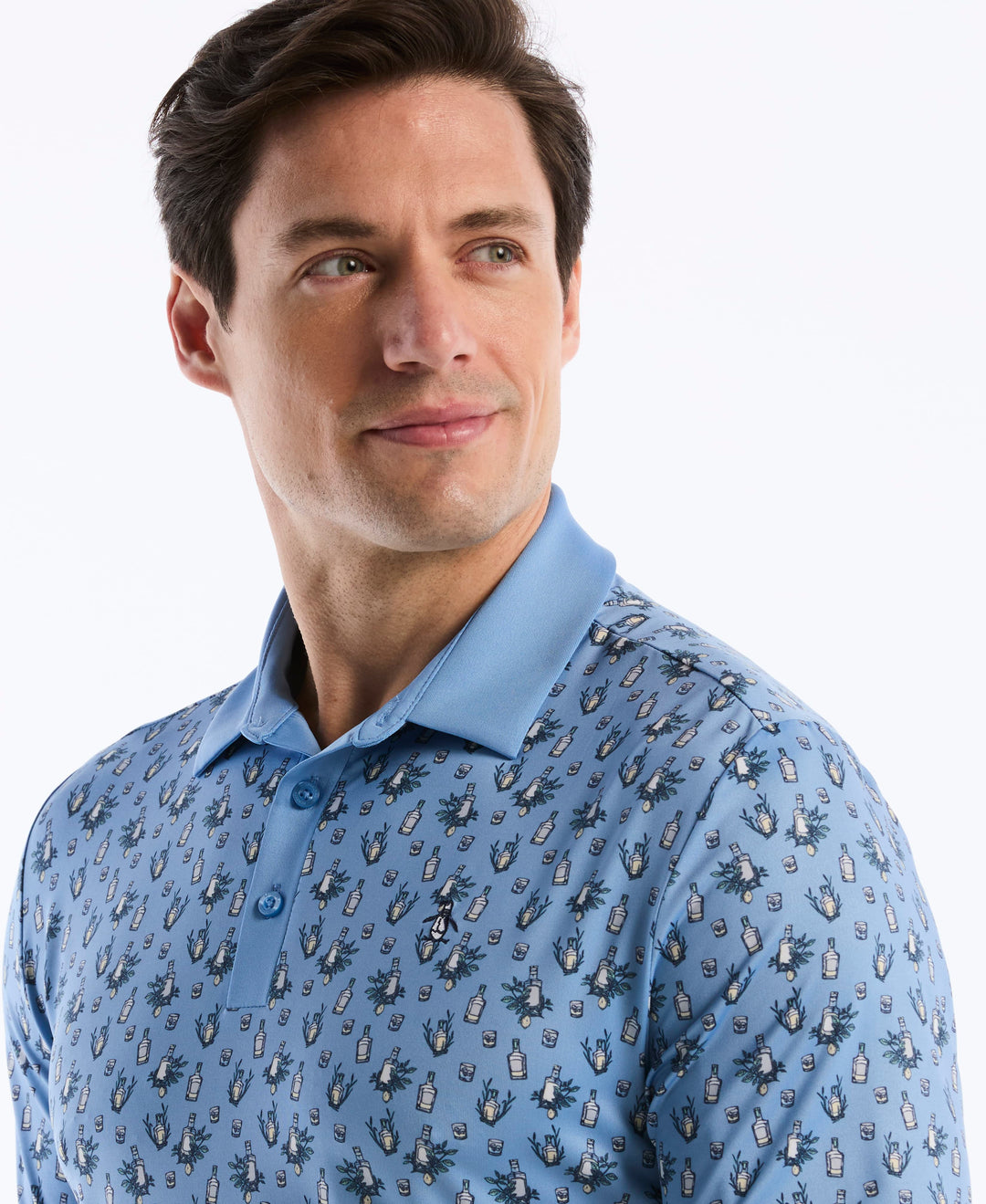 Lemon Drop Golf Polo (Blissful Blue) 