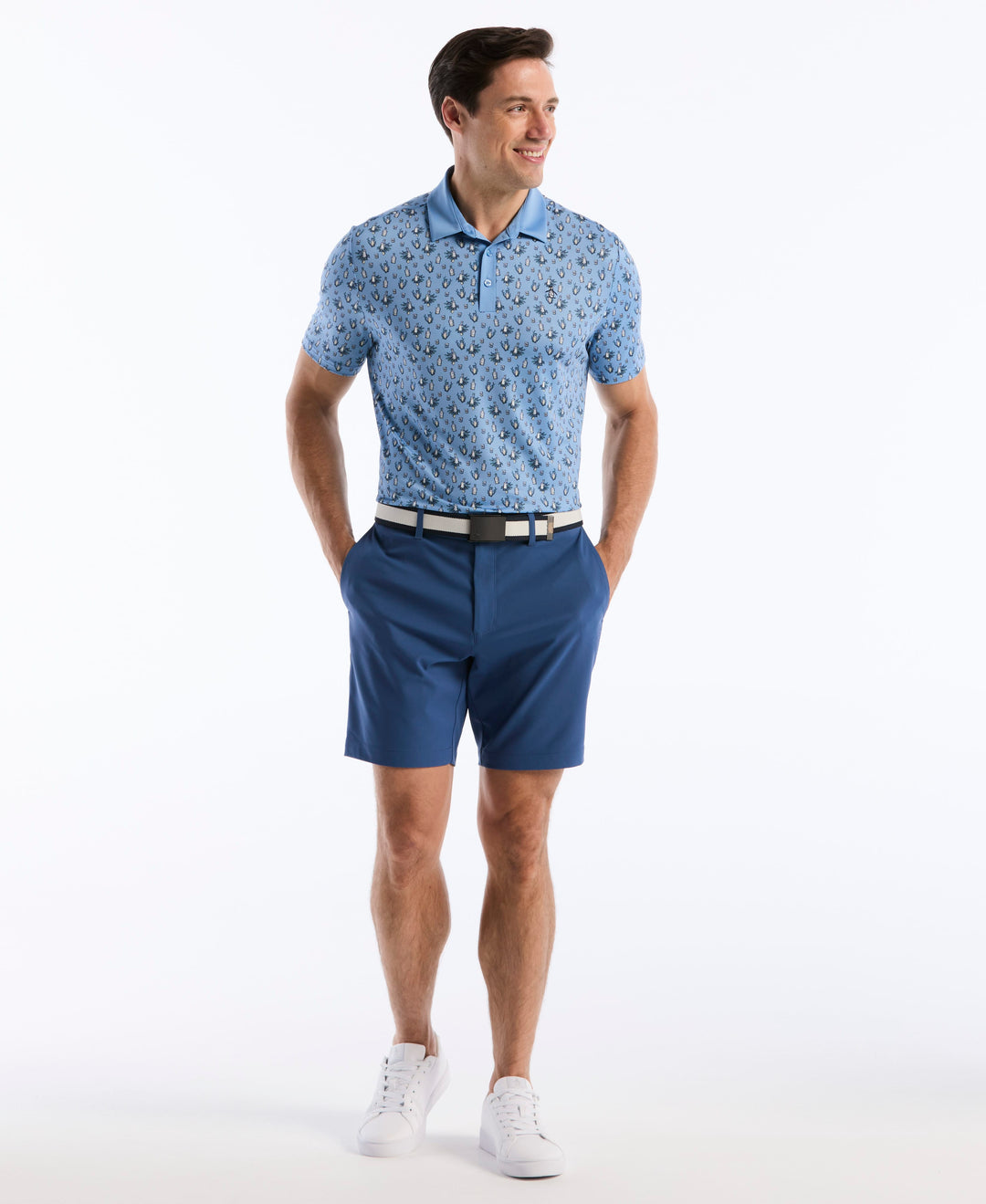 Lemon Drop Golf Polo (Blissful Blue) 